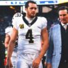 Saints QB Derek Carr says ‘people are lying’ about him and his shoulder injury